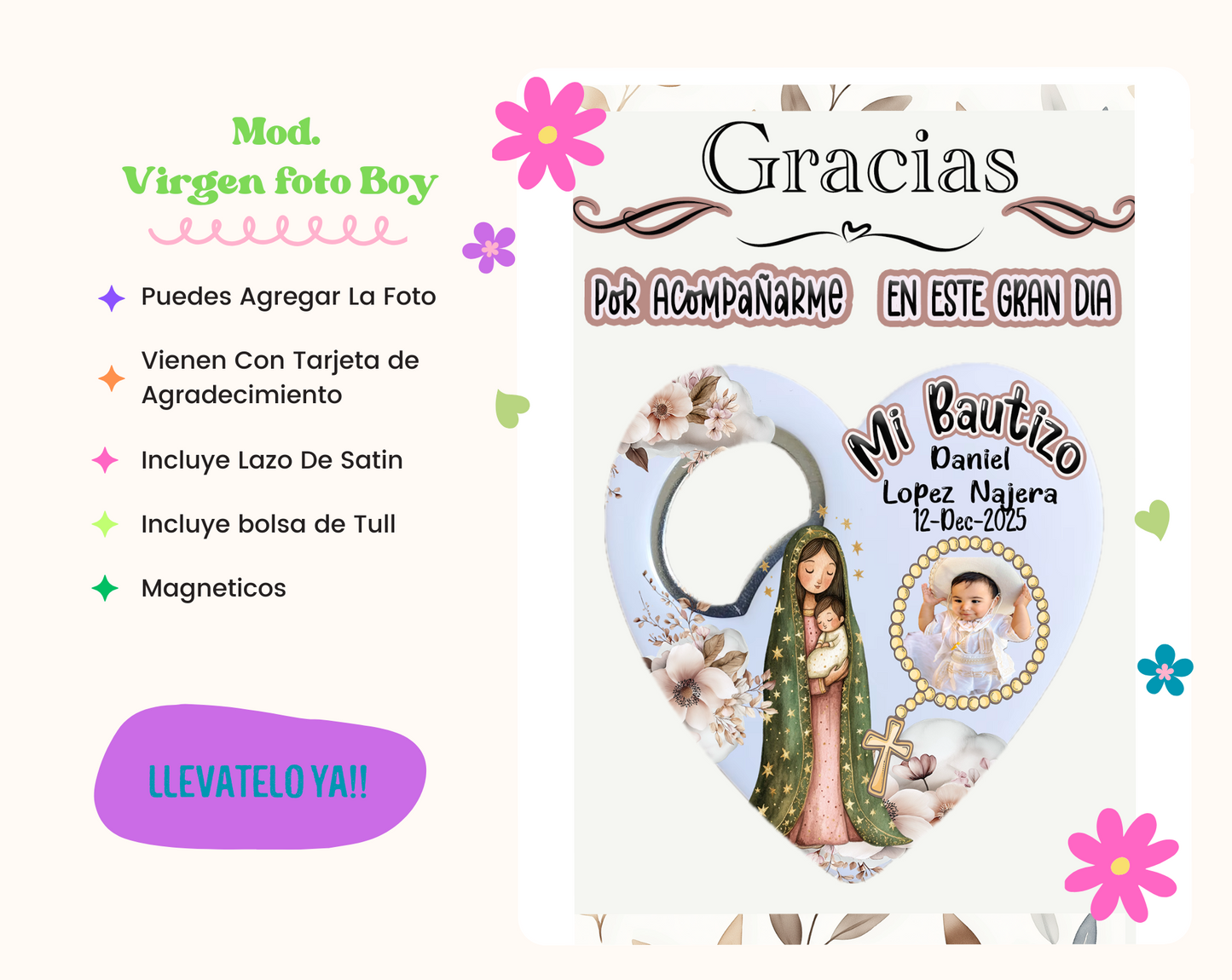 Abrebotellas Magnetico Personalizado