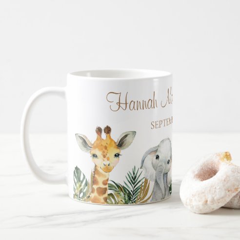 Taza Recuerdo/ Invitacion para Baby shower 12 pz