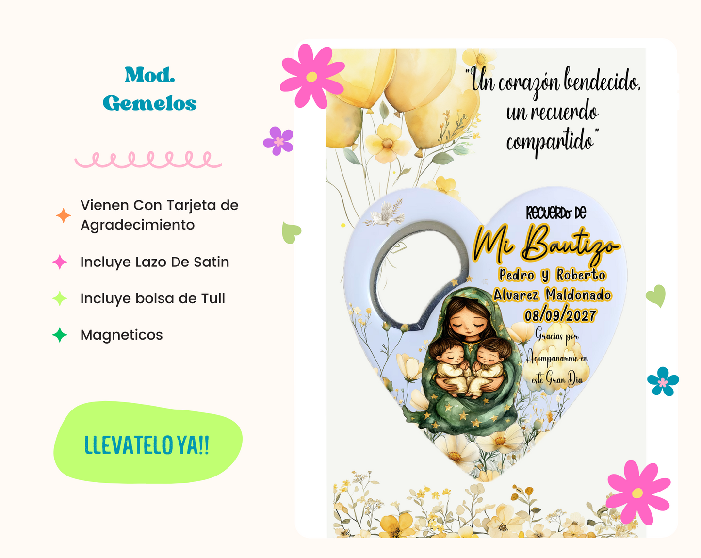 Abrebotellas Magnetico Personalizado