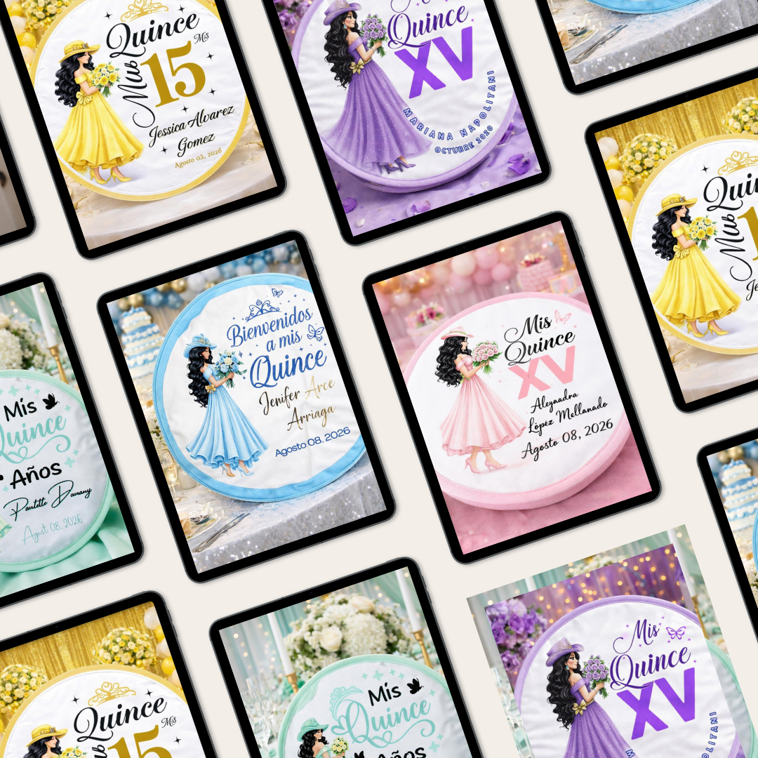 Quinceañera Recuerdos, Tortillero o tortilla warmer Personalizado