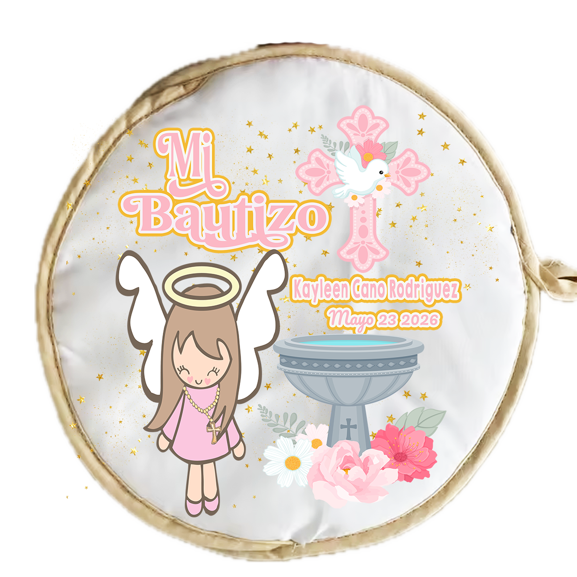 Mi Bautizo Tortillero Personalizado