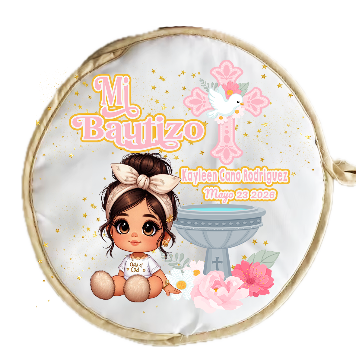 Mi Bautizo Tortillero Personalizado